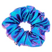 Scrunchie hair elastics - Metallic Mermaid - Purple
